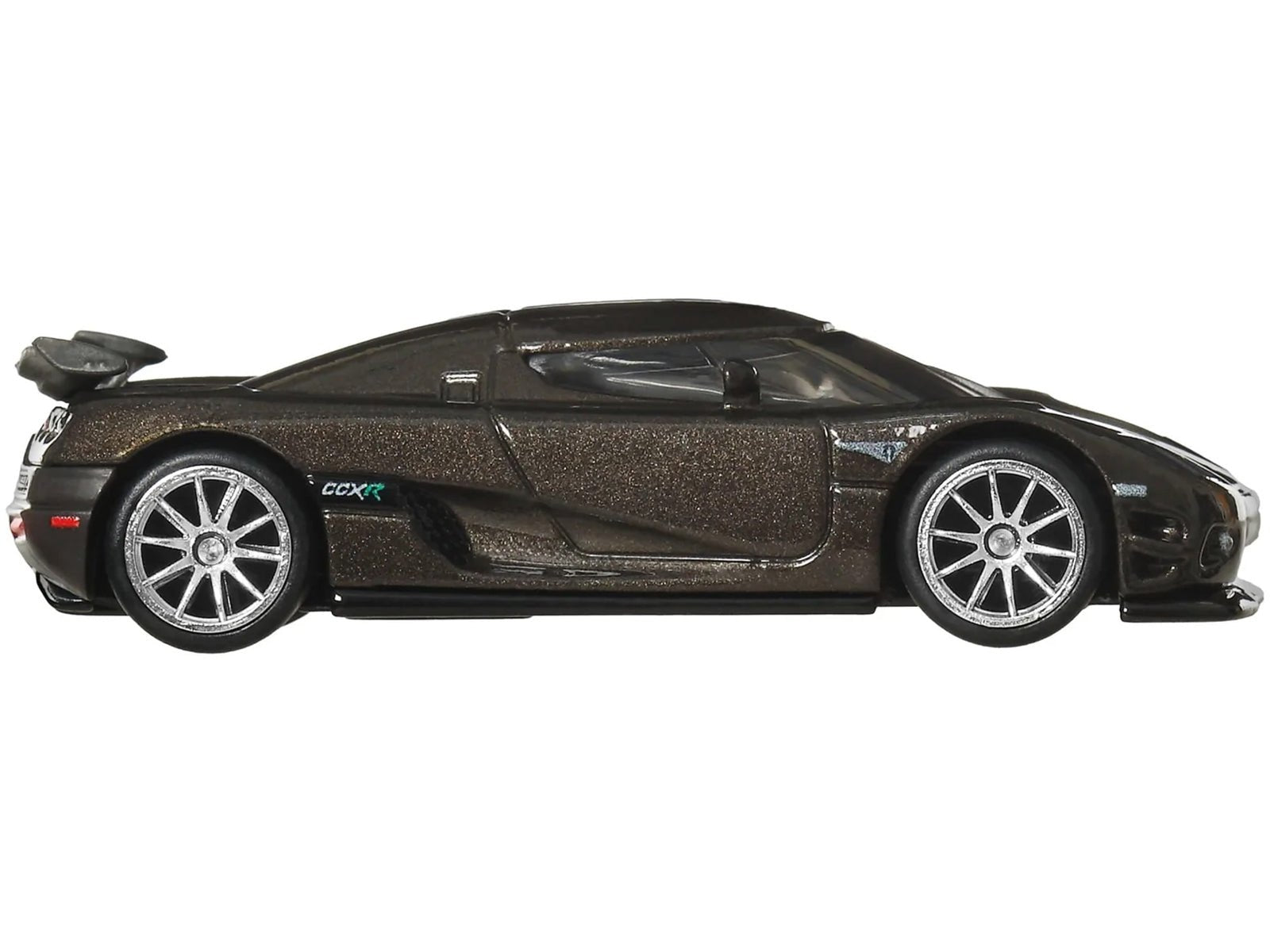 Koenigsegg CCXR Dark Gray Metallic "Fast Five" (2011) Movie "Fast & Furious" Series Diecast Model Car by Hot Wheels - Rapid Vehicles
