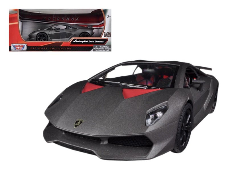 Lamborghini Sesto Elemento Carbon 1/24 Diecast Car Model by Motormax - Rapid Vehicles