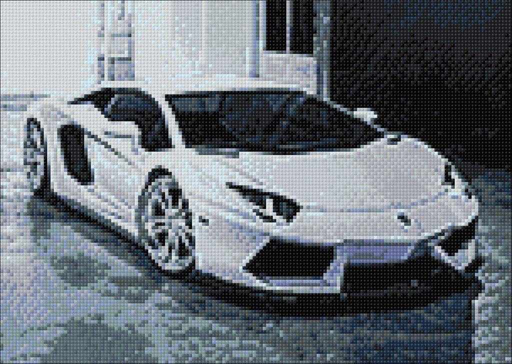 Lamborghini CS254 15.75 x 11.81 inches Diamond Painting Kit - Premium Stationery & Crafts from Byzantium Pontus - Just $29.99! Shop now at Rapidvehicles