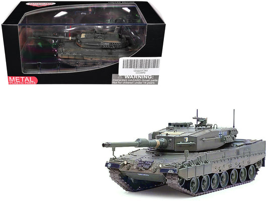 Leopard 2A4 Main Battle Tank with Snorkel "Green Camouflage" German Army "Armor Premium" Series 1/72 Diecast Model by Panzerkampf free shipping USA - Rapid Vehicles