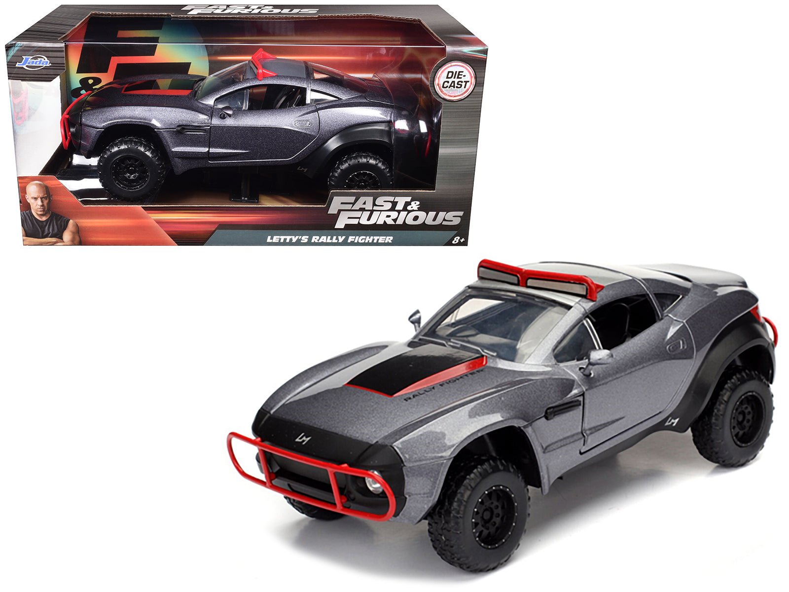 Letty's Rally Fighter Fast & Furious F8 "The Fate of the Furious" Movie 1/24 Diecast Model Car by Jada free shipping USA - Rapid Vehicles