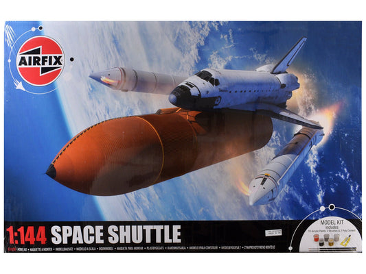 Level 3 Model Kit NASA Discovery Space Shuttle Gift Set 1/144 Plastic Model Kit by Airfix free shipping USA - Rapid Vehicles