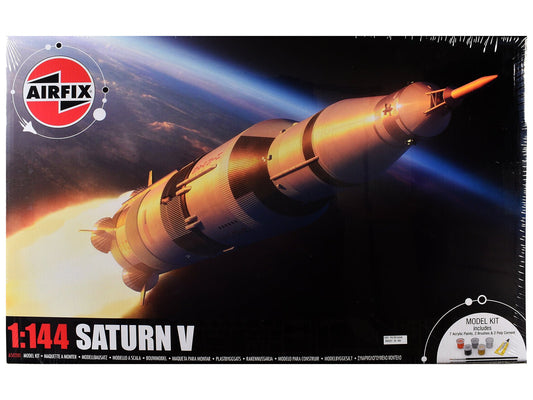Level 3 Model Kit NASA Saturn V Rocket Gift Set 1/144 Plastic Model Kit by Airfix free shipping USA - Rapid Vehicles