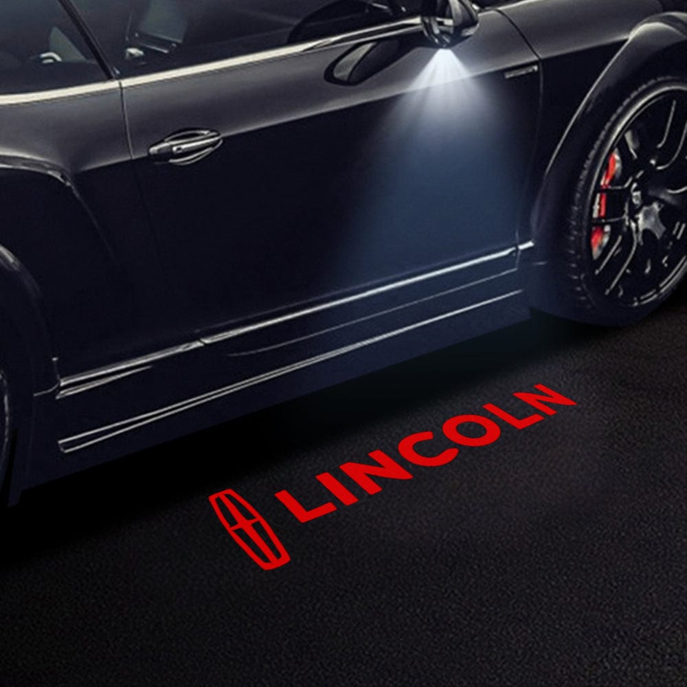 Lincoln MKS 1st Gen D385 Premium Side Wing Mirror Puddle Lights Various Designs 2009-2013