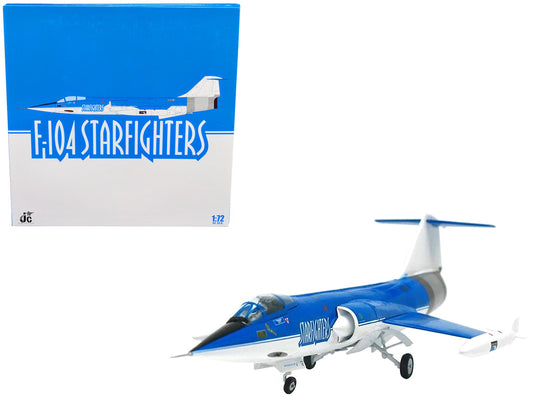 Lockheed F - 104S Starfighter Aircraft "Starfighters Aerospace Aerobatics Team" (2012) 1/72 Diecast Model by JC Wings free shipping USA - Rapid Vehicles