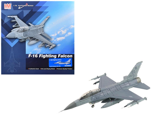 Lockheed F - 16D Fighting Falcon Fighter Aircraft "85 - 1572 Edwards Air Force Base" (2024) United States Air Force "Air Power Series" 1/72 Diecast Model by Hobby Master free shipping USA - Rapid Vehicles