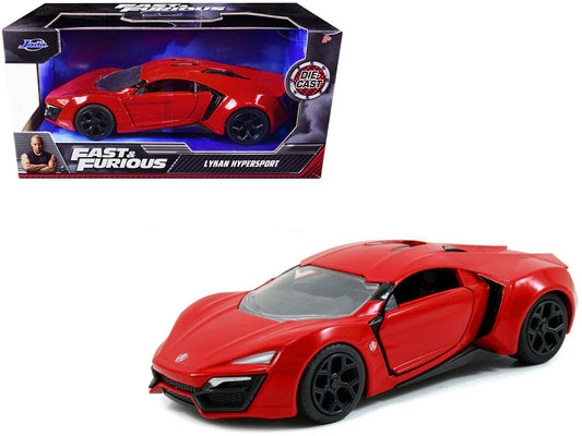 Lykan Hypersport Red "Fast & Furious 7" (2015) Movie 1/32 Diecast Model Car by Jada free shipping USA - Rapid Vehicles