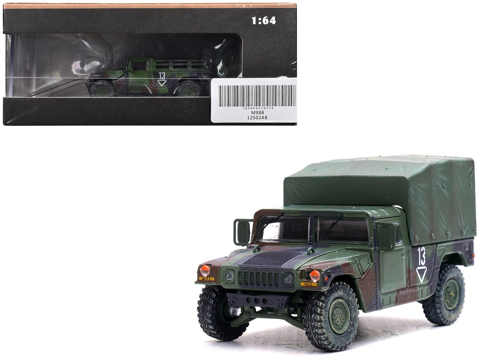 M998 HMMWV "2nd Battalion 3rd Field Artillery Regiment 1st Armored Division Stationed in Germany" (1999) United States Army "Military Miniature" Series 1/64 Diecast Model by Panzerkampf free shipping USA - Rapid Vehicles