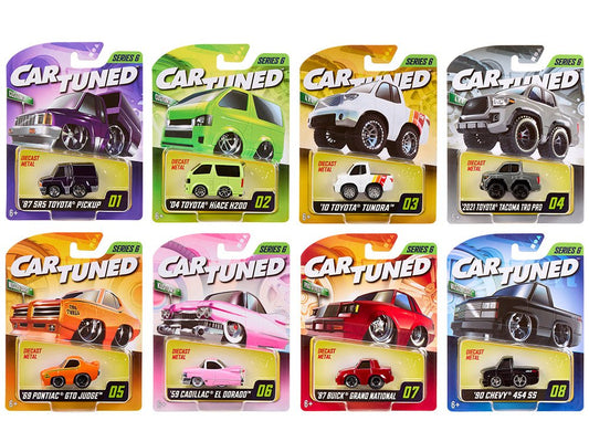 "Mainline" 2025 Series 6 Set of 8 Pieces Diecast Model Cars by CarTuned free shipping USA - Rapid Vehicles