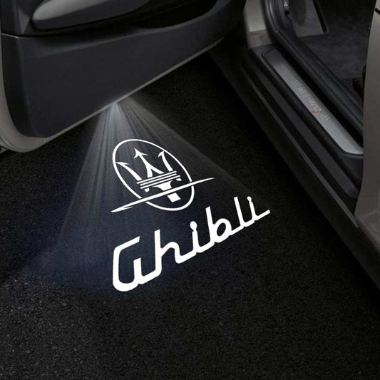 Maserati Ghibli M157 Premium Door Puddle Lights Various Designs 2014–2024