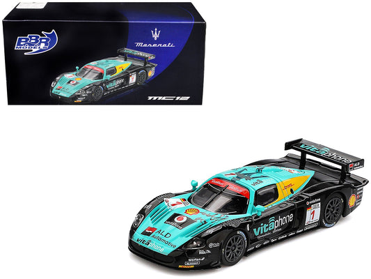 Maserati MC12 Competizione 1 Michael Bartels - Andrea Bertolini - Eric van de Poele - Stephane Sarrazin "Vitaphone Racing Team" Winner "24 Hours of Spa" (2008) 1/64 Diecast Model Car by BBR free shipping USA - Rapid Vehicles