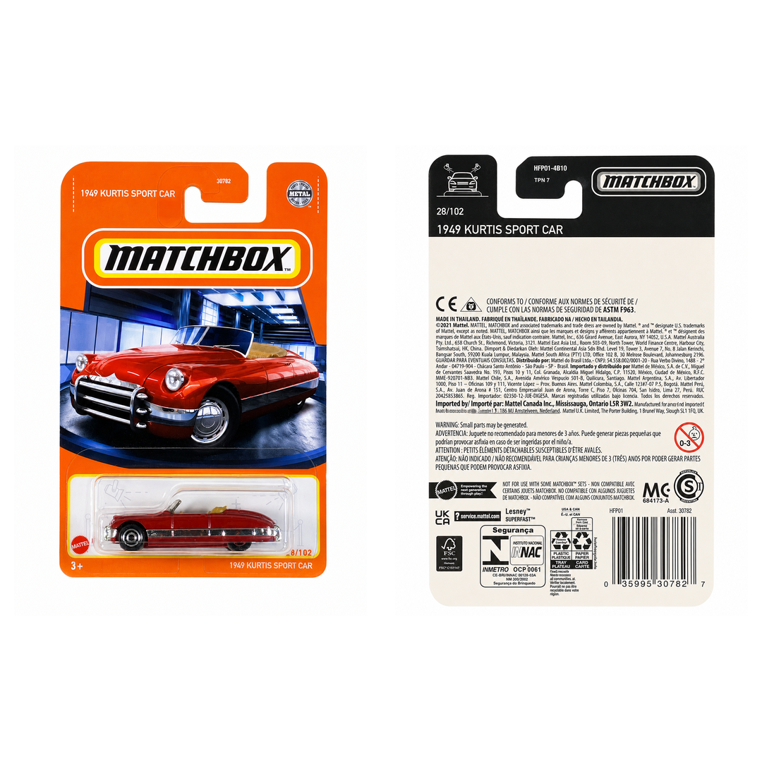 Matchbox 1949 Kurtis Sport Car | Matchbox Series 28/102