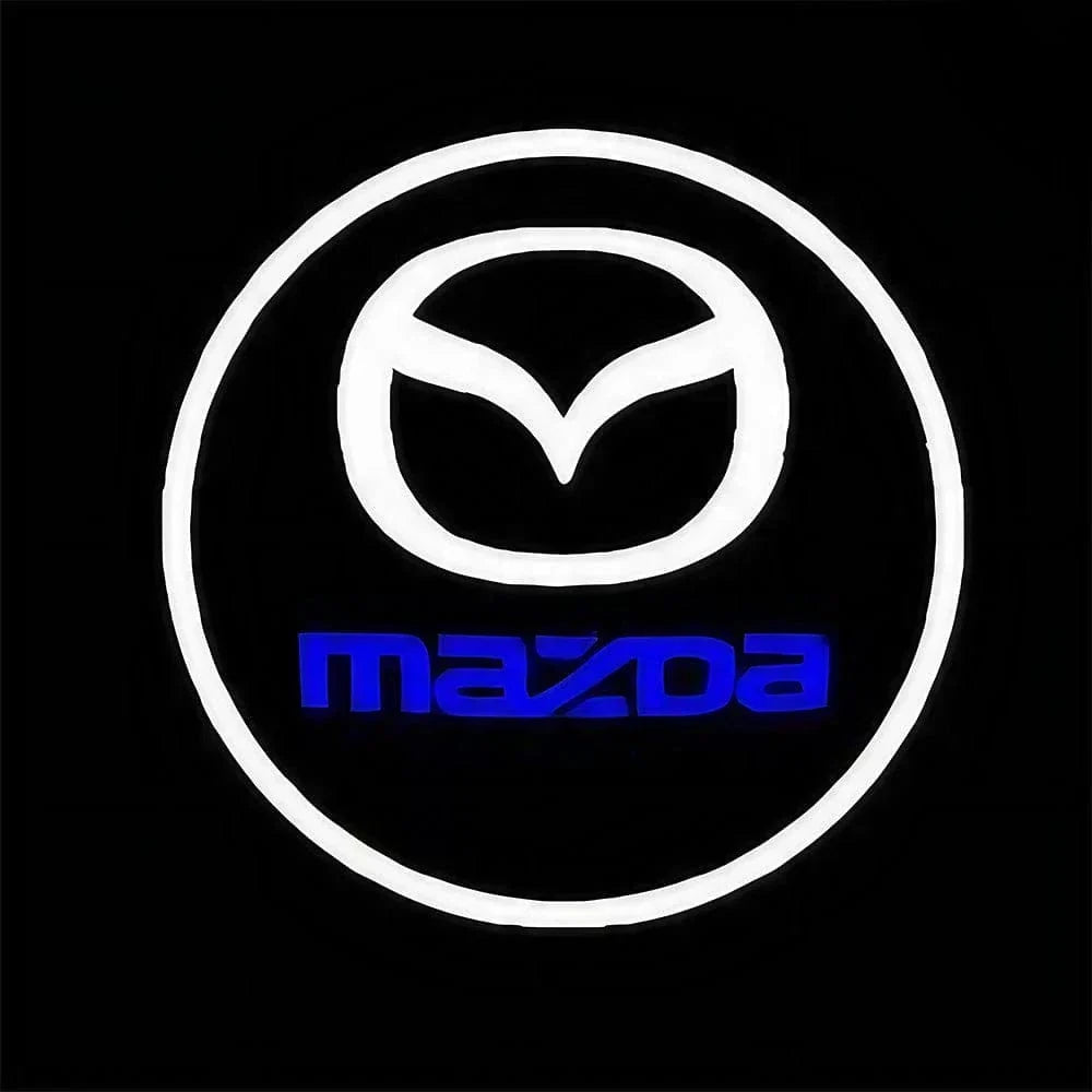 Mazda 3 Door Stick On Puddle Lights Various Designs 2003-2026