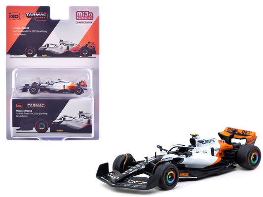 McLaren MCL60 4 Lando Norris 3rd Place Formula One F1 "Spanish GP Qualifying" (2023) "Global64" Series 1/64 Diecast Model by Tarmac Works free shipping USA - Rapid Vehicles