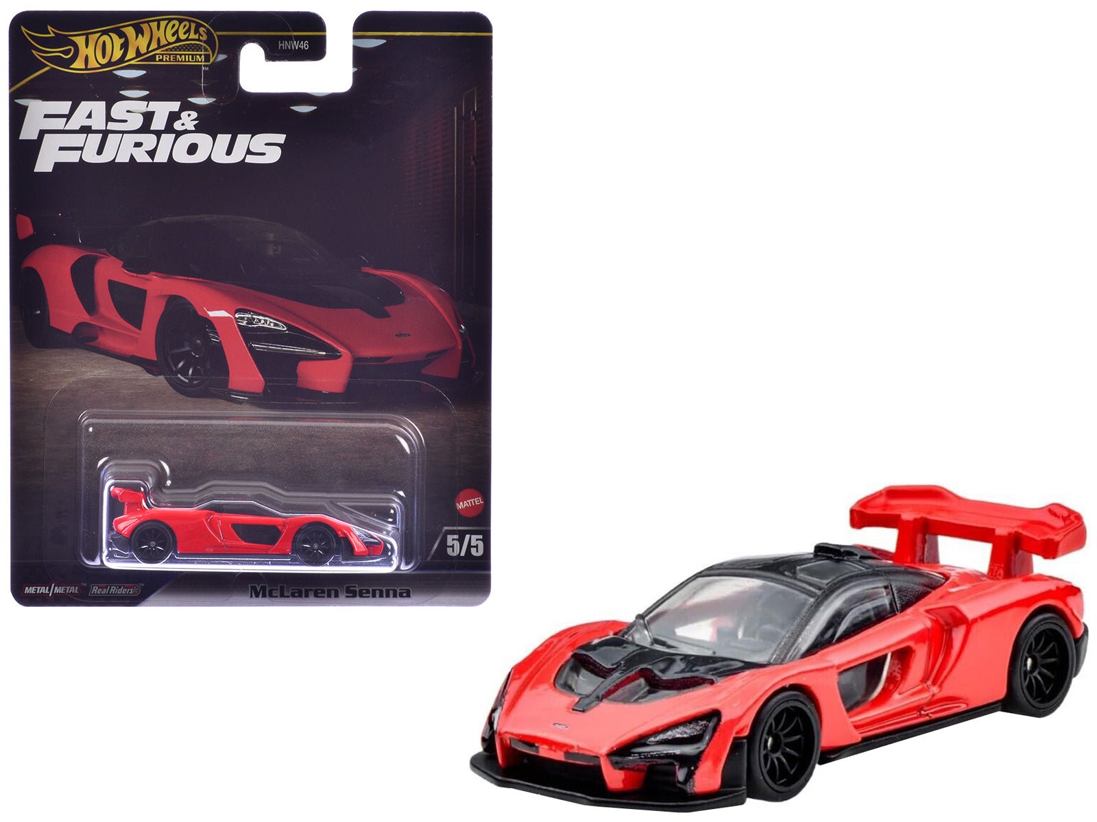 McLaren Senna Red "Fast X" (2023) Movie "Fast & Furious" Series Diecast Model Car by Hot Wheels free shipping USA - Rapid Vehicles
