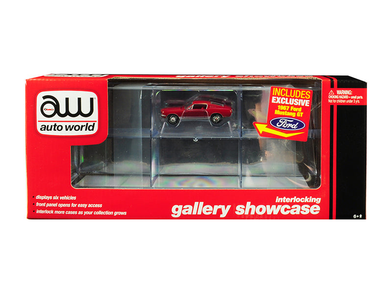 6 Car Interlocking Acrylic Display Show Case with 1967 Ford - Premium  from Rapidvehicles - Just $55.99! Shop now at Rapidvehicles