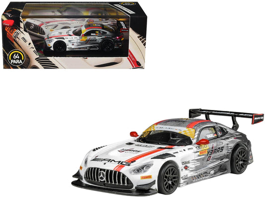 Mercedes - AMG GT3 130 Maro Engel "GruppeM Racing" Winner "Macau GT Cup - FIA GT World Cup" (2024) 1/64 Diecast Model Car by Paragon Models free shipping USA - Rapid Vehicles