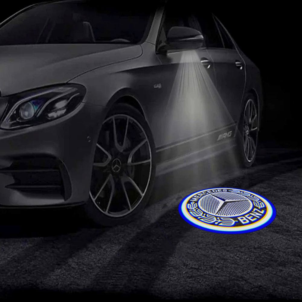 Mercedes-Benz C-Class 4th Gen W205 Premium Side Wing Mirror Puddle Lights Various Designs 2015-2021