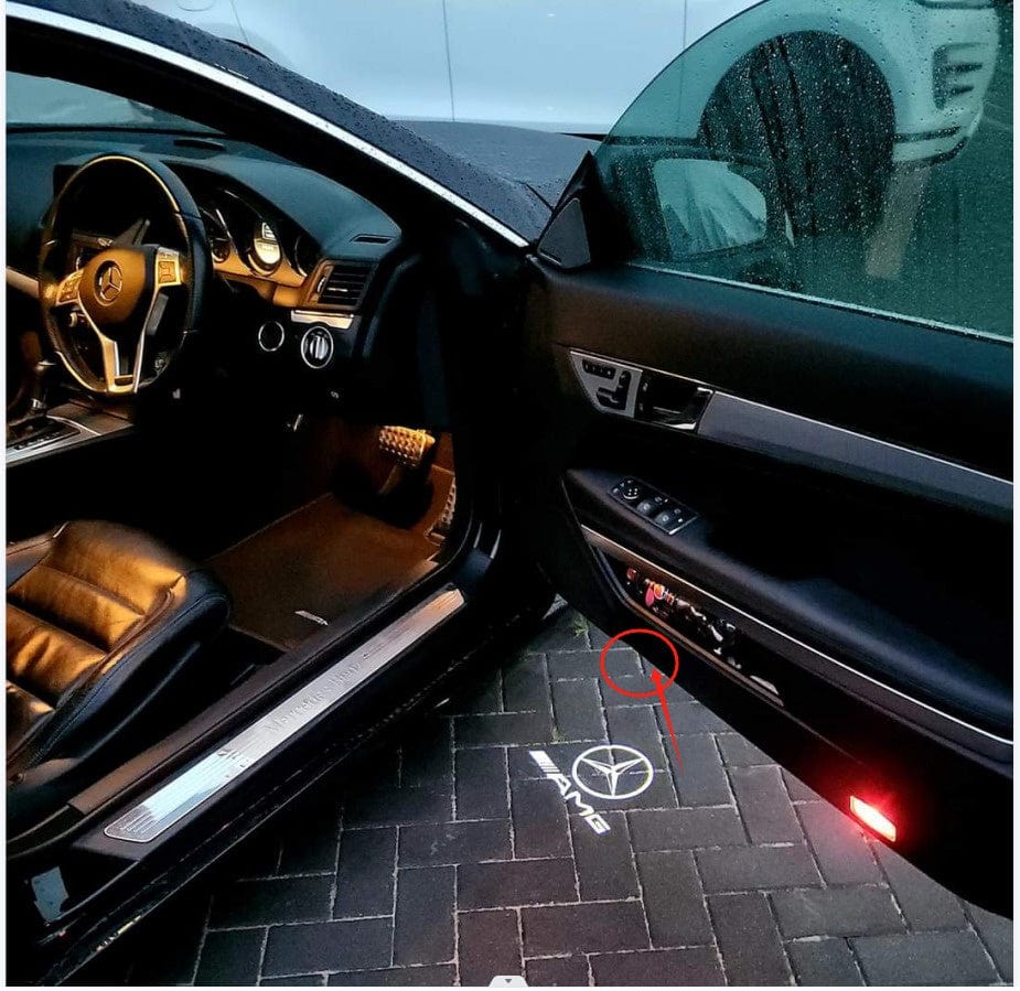 Mercedes-Benz E-Class 5th Gen A238 Convertible 2 Doors Premium Door Puddle Lights Various Designs 2018-2023