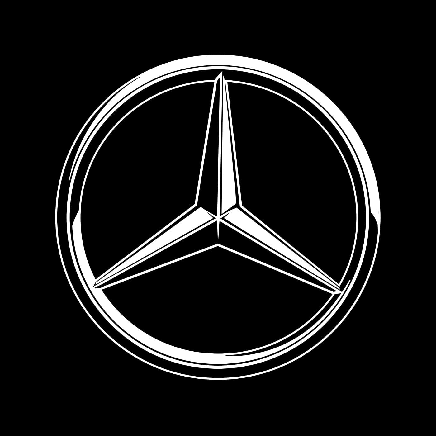 Mercedes-Benz CLS-Class 3rd Gen C257 Premium Door Puddle Lights Various Designs 2018-2023