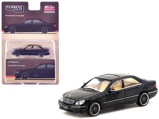 Mercedes-Benz S-Class Wald Black "Global64" Series 1/64 Diecast Model by Tarmac Works free shipping USA - Rapid Vehicles