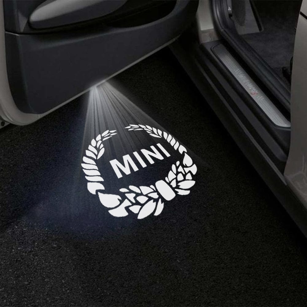 Mini Coupe Premium Door Puddle Lights Various Designs 2011-2015