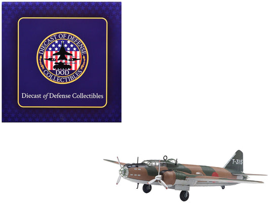 Mitsubishi G4M1 Type 1 Aircraft "Imperial Japanese Navy" 1/144 Diecast Model by Diecast of Defense free shipping USA - Rapid Vehicles