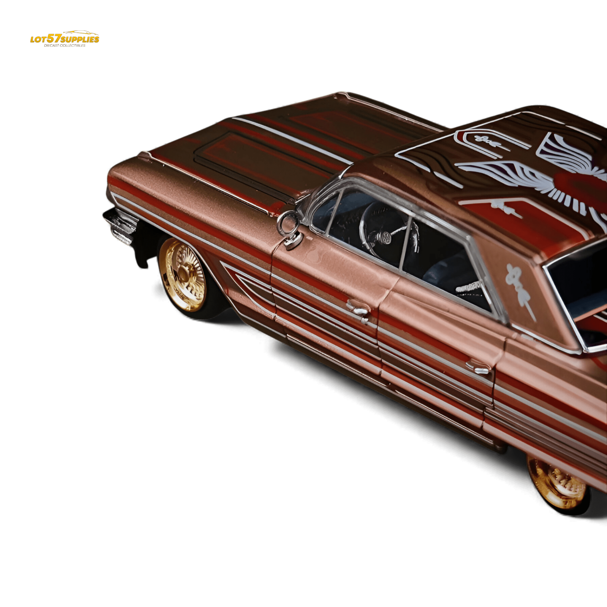 MK Miniatures Cadillac Diwei Metallic Red Copper 1:64 - Rapid Vehicles