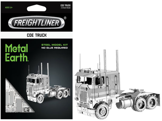 Model Kit Freightliner COE Truck (Challenging Difficulty) Steel Model by Metal Earth free shipping USA - Rapid Vehicles