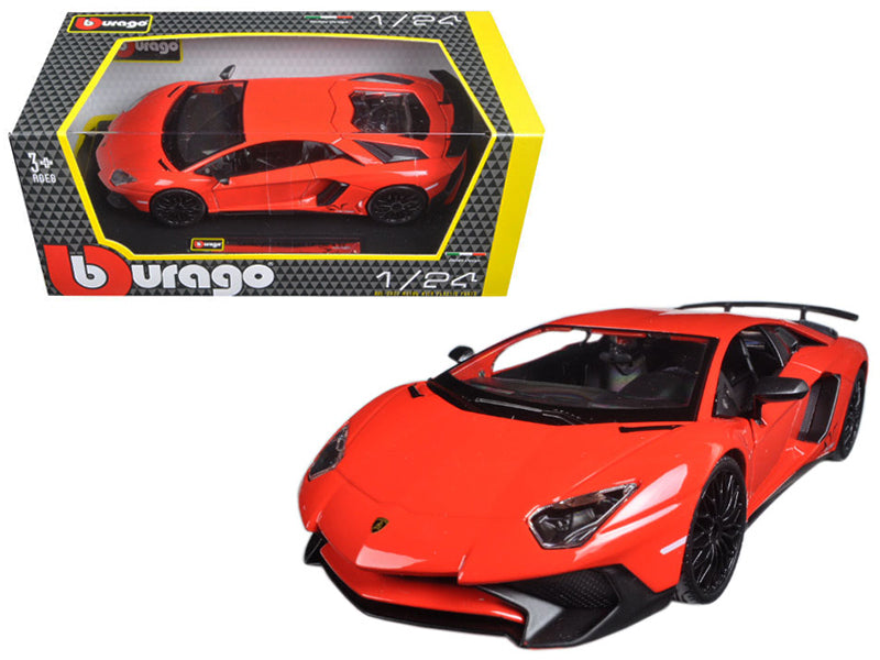 Lamborghini Aventador LP750-4 Red 1/24 Diecast Model Car by - Premium  from Rapidvehicles - Just $50.39! Shop now at Rapidvehicles