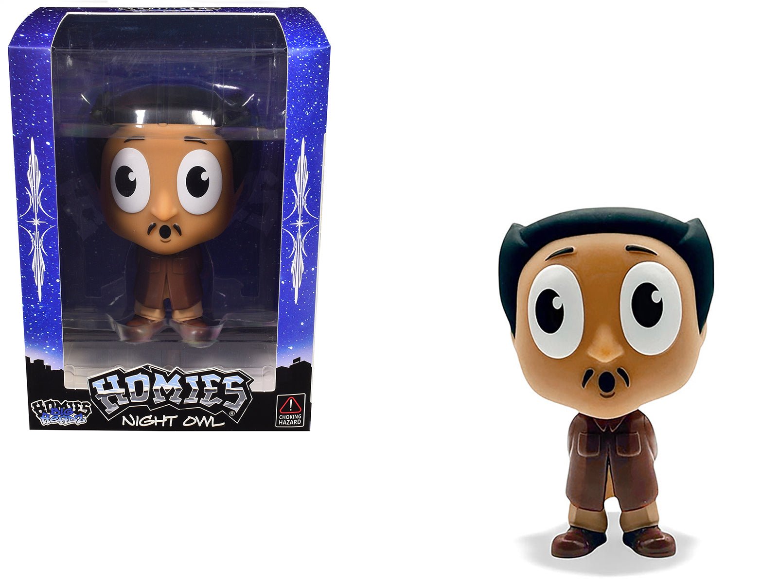 Night Owl 4.5" Figure "Homies Big Headz" Series 5 Model by Homies free shipping USA - Rapid Vehicles