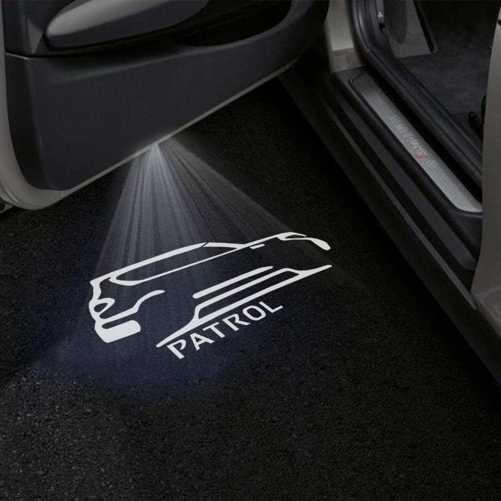 Nissan Patrol 6th Gen Y62 Premium Door Puddle Lights Various Designs 2010-2024
