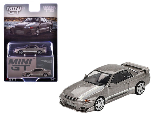 Nissan Skyline GT - R (R32) RHD (Right Hand Drive) "Veilside Combat C - I" Gray Metallic Limited Edition 1/64 Diecast Model Car by Mini GT free shipping USA - Rapid Vehicles
