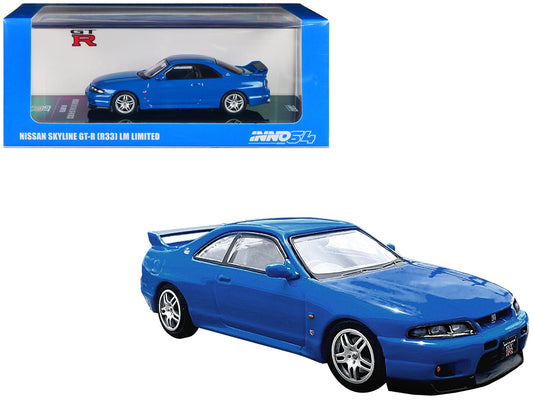 Nissan Skyline GT - R (R33) RHD (Right Hand Drive) Blue "LM Limited" 1/64 Diecast Model Car by Inno Models free shipping USA - Rapid Vehicles