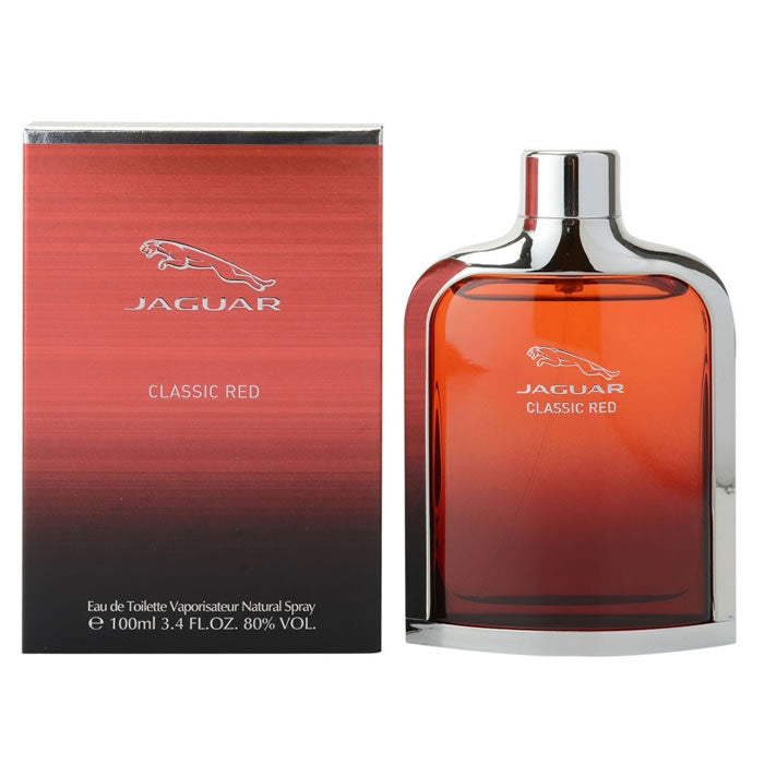 Jaguar Classic Red Eau De Toilette Spray 100ml - Premium  from Rapidvehicles - Just $29.69! Shop now at Rapidvehicles