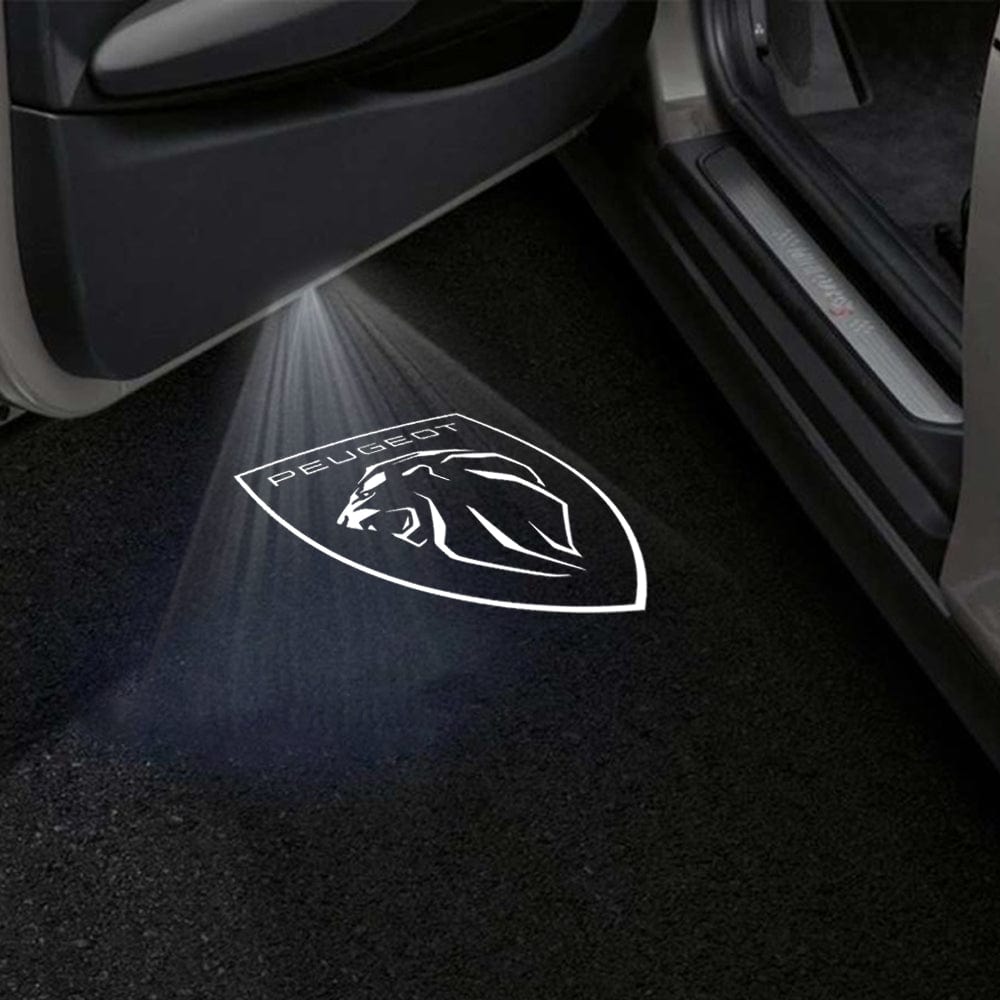 Peugeot 308 1st Gen T7 Premium Door Puddle Lights Various Designs 2007–2013