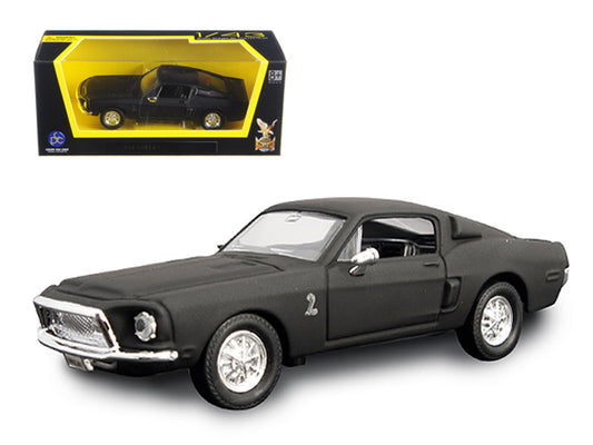 1968 Ford Mustang Shelby GT500 KR Matt Black 1/43 Diecast Model - Premium  from Rapidvehicles - Just $34.99! Shop now at Rapidvehicles