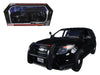 2015 Ford Police Interceptor Utility Special Service Plain Black 1/18 Diecast Model Car by Motormax - Premium  from Rapidvehicles - Just $85.99! Shop now at Rapidvehicles