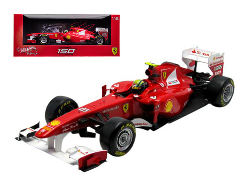 Ferrari 150 Italia #6 Felipe Massa F1 Formula One (2011) 1/18 Diecast Model Car by Hot Wheels - Premium  from Rapidvehicles - Just $150.99! Shop now at Rapidvehicles