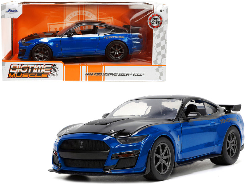 2020 Ford Mustang Shelby GT500 Blue and Black "Toyo Tires" - Premium  from Rapidvehicles - Just $50.39! Shop now at Rapidvehicles