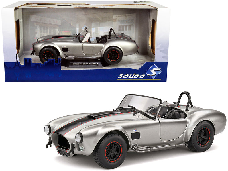 1965 Shelby AC Cobra 427 MKII Custom Silver Metallic with Red and - Premium  from Rapidvehicles - Just $109.99! Shop now at Rapidvehicles