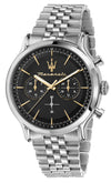 Maserati Epoca Chronograph Black Dial Quartz R8873618017 100M Men's Watch - Premium  from Rapidvehicles - Just $332.99! Shop now at Rapidvehicles