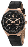 Maserati Stile Chronograph Black Matt Dial Quartz R8871642001 100M Men's Watch - Premium  from Rapidvehicles - Just $444.99! Shop now at Rapidvehicles