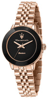 Maserati Successo Solar Black Dial Quartz R8853145513 Women's Watch