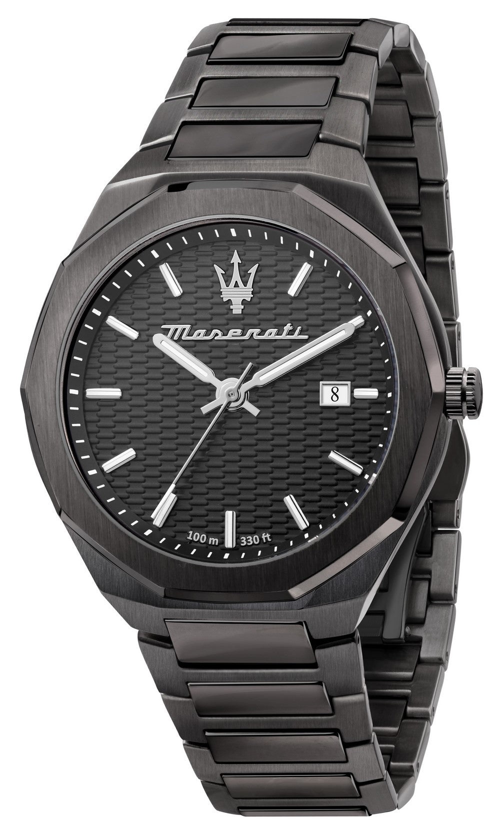 Maserati Stile Black Dial Stainless Steel Quartz R8853142001 100M Men's Watch - Premium  from Rapidvehicles - Just $358.99! Shop now at Rapidvehicles