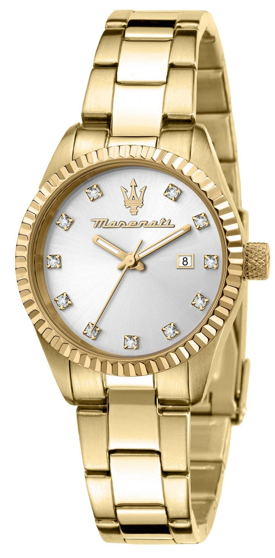 Maserati Competizione Gold Tone Stainless Steel Quartz - Premium  from Rapidvehicles - Just $298.79! Shop now at Rapidvehicles