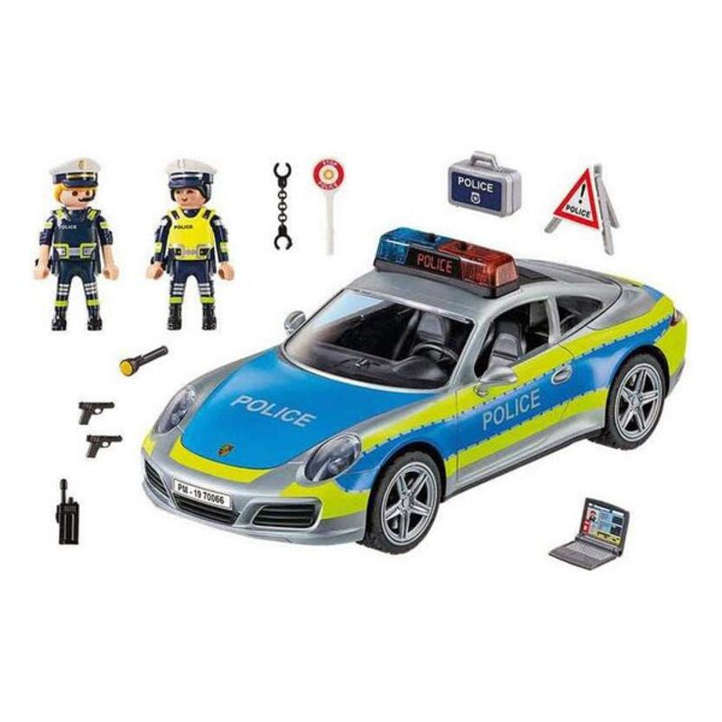 Playset Porsche 911 Carrera 4S Police Playmobil 70066 (36 pcs) - Premium  from Rapidvehicles - Just $96.29! Shop now at Rapidvehicles