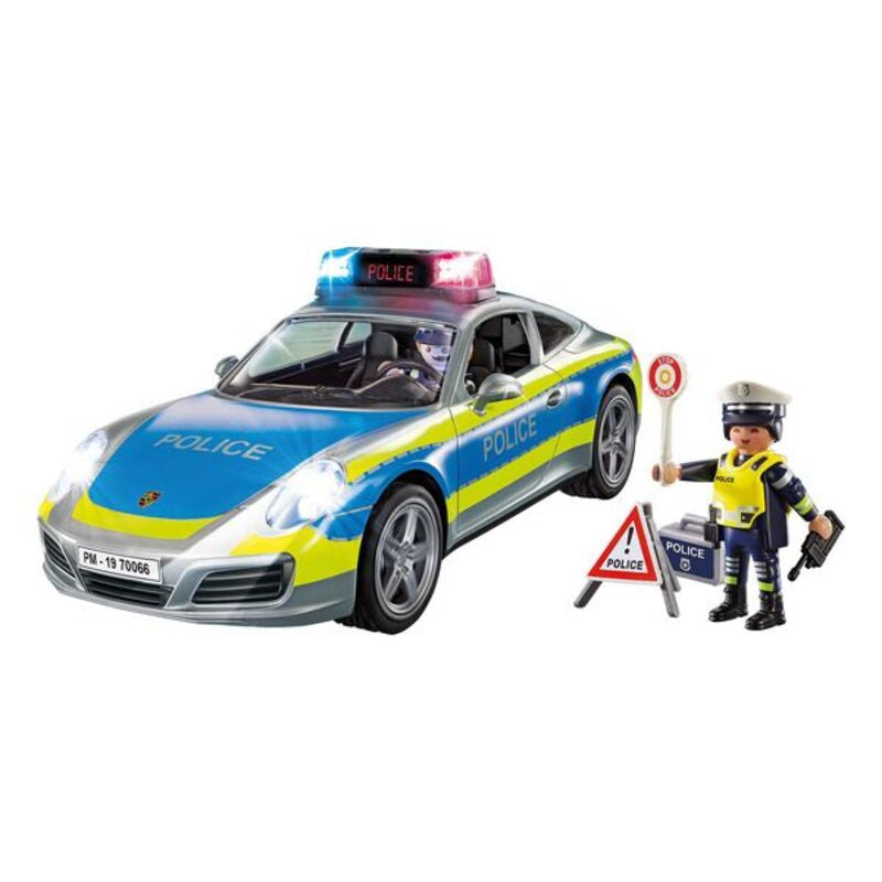 Playset Porsche 911 Carrera 4S Police Playmobil 70066 (36 pcs) - Premium  from Rapidvehicles - Just $96.29! Shop now at Rapidvehicles