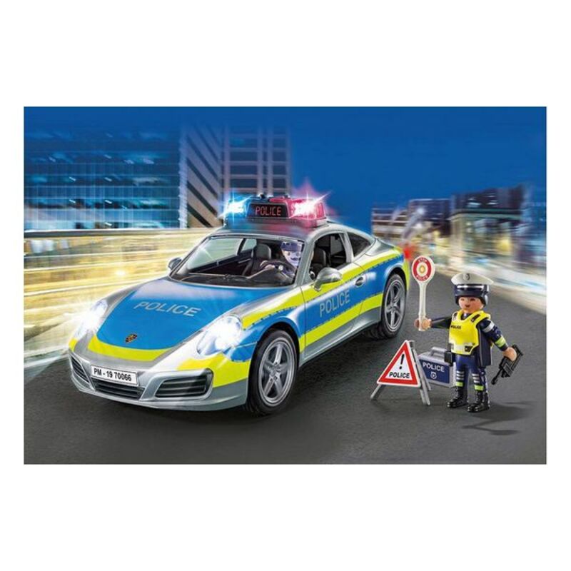 Playset Porsche 911 Carrera 4S Police Playmobil 70066 (36 pcs) - Premium  from Rapidvehicles - Just $96.29! Shop now at Rapidvehicles