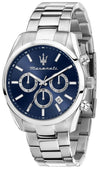 Maserati Attrazione Chronograph Stainless Steel Blue Dial Quartz R8853151005 Men's Watch - Premium  from Rapidvehicles - Just $282.99! Shop now at Rapidvehicles